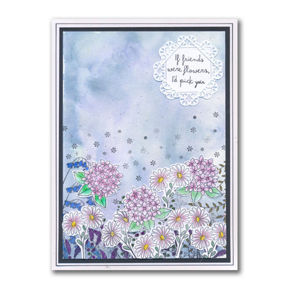 Just Flowers A5 Stamp Set