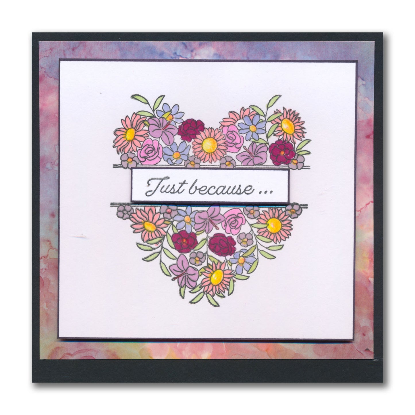 Jazz's Floral Panels & Petite Sentiments A5 Square & A7 Stamp Collection