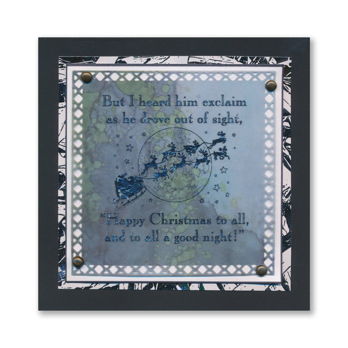 Twas the Night Printed Parchment