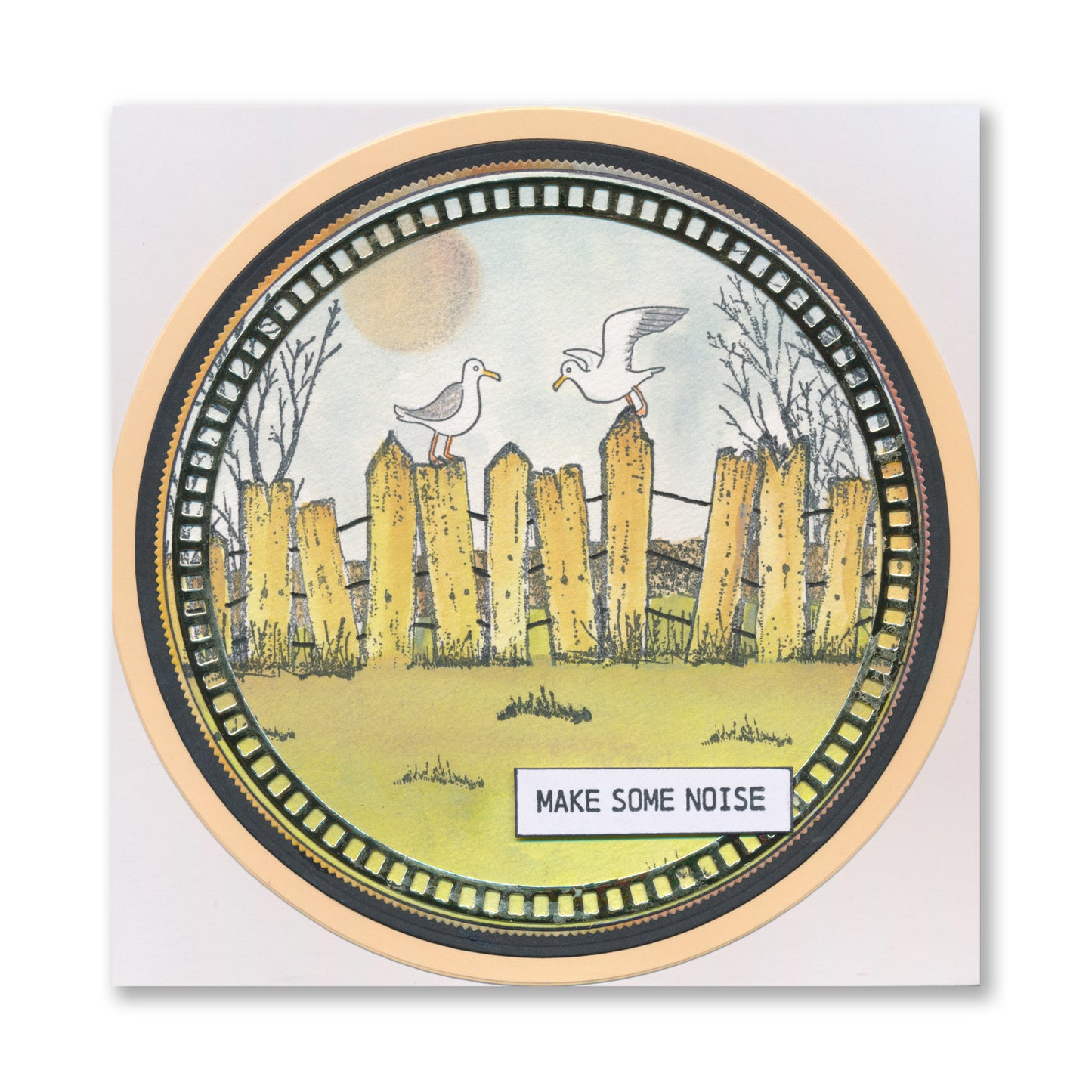 Feel Good Waymarker A5 Square Stamp & Mask Set
