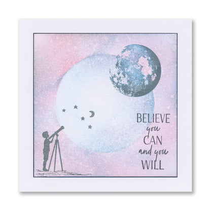 Wee Friends & Family Silhouettes - Dream & Wonder A5 Stamp Set