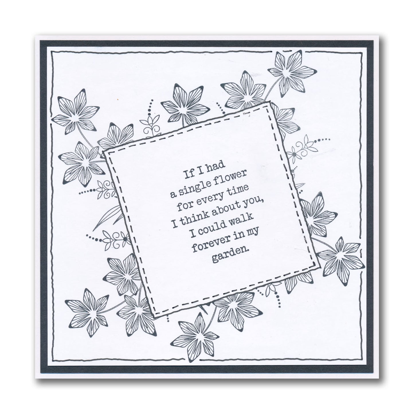 Barbara's Star Flower Spray A6 Stamp Set