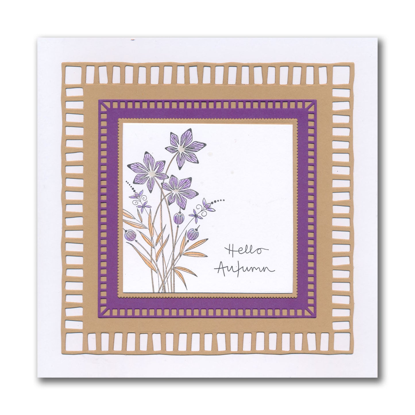 Barbara's Star Flower Spray A6 Stamp Set