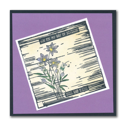 Floral Sprays A6 Stamp Collection