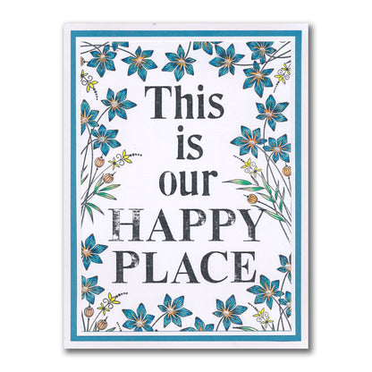 Barbara's Star Flower Spray A6 Stamp Set