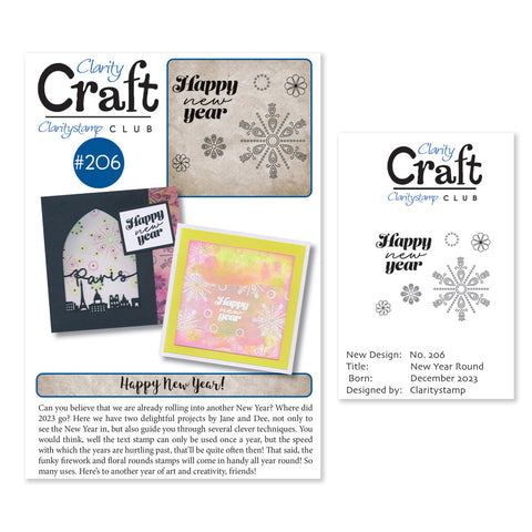 New Design Stamp Club Back Issue - 206 - New Year Round