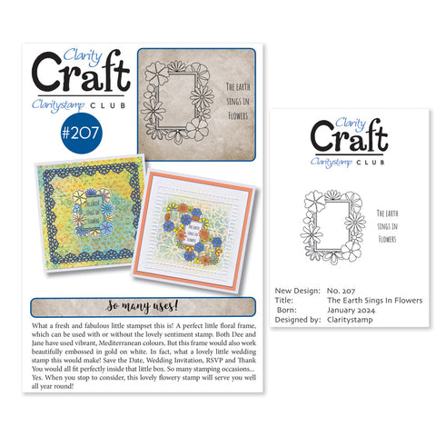 New Design Stamp Club Back Issue - 207 - The Earth Sings in Flowers