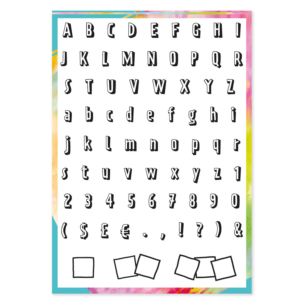 Penguins Letterbox ABC A5 Stamp & Mask Set