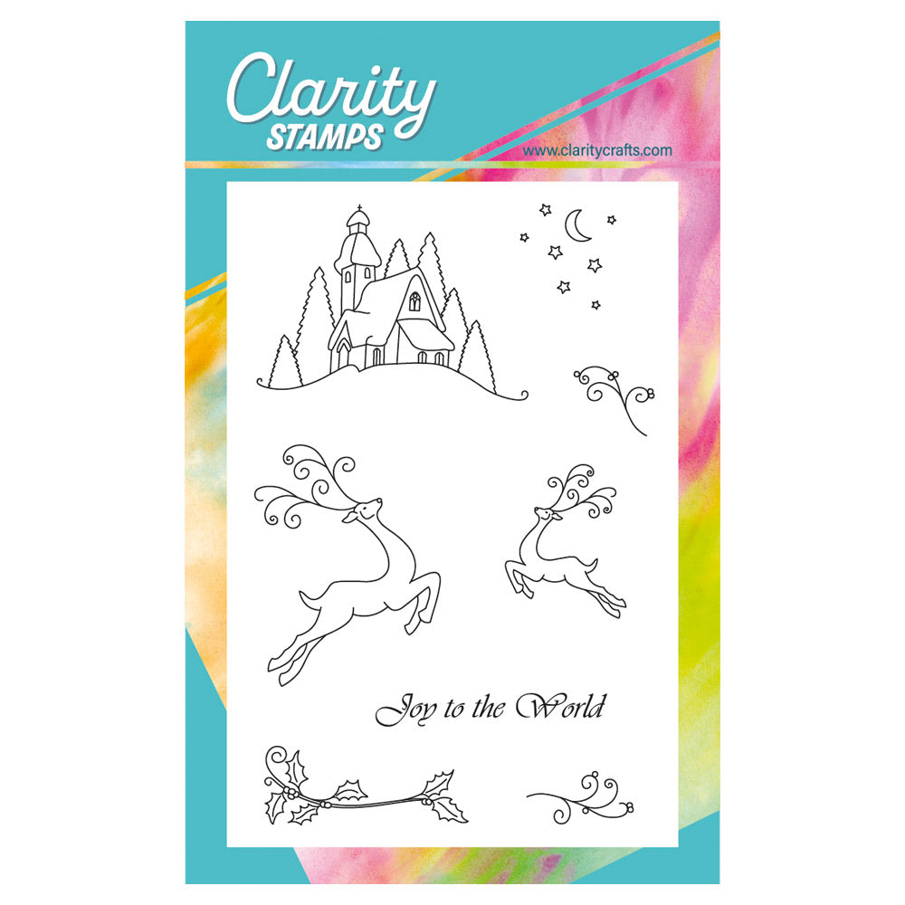 Linda's Joy to the World - Christmas Compendium A6 Stamp Set