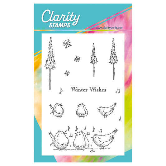 Linda's Winter Wishes - Christmas Compendium A6 Stamp Set