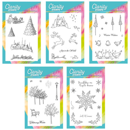 Linda's Christmas Compendium - Part 1 A6 Stamp Collection