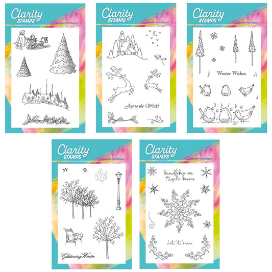 Linda's Christmas Compendium - Part 1 A6 Stamp Collection