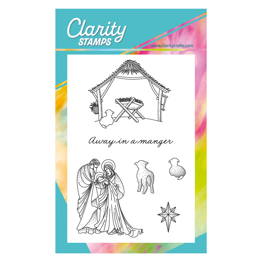 Linda's Away in a Manger - Christmas Compendium A6 Stamp Set