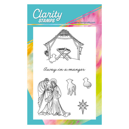 Linda's Away in a Manger - Christmas Compendium A6 Stamp Set