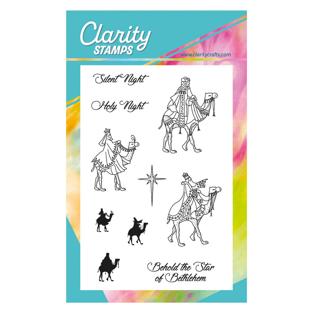 Linda's We Three Kings - Christmas Compendium A6 Stamp Set