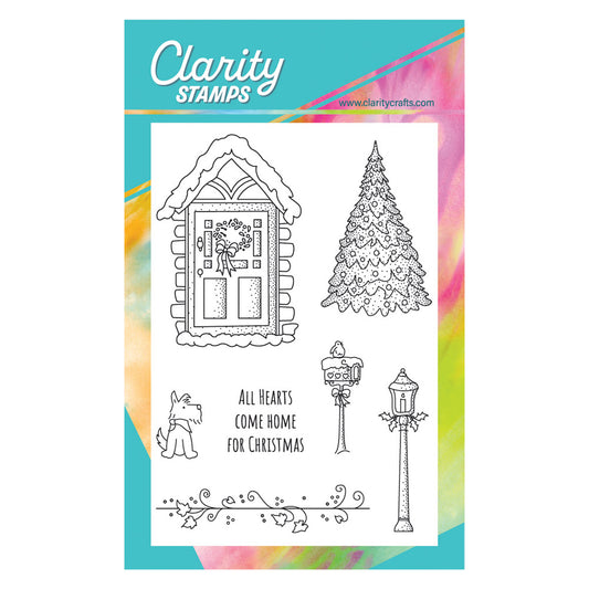 Linda's Home for Christmas - Christmas Compendium A6 Stamp Set