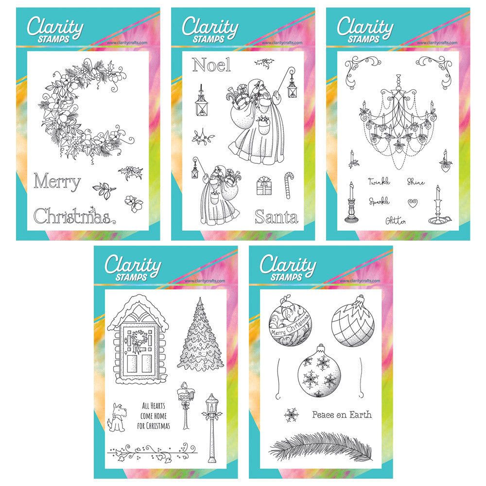 Linda's Christmas Compendium - Part 3 A6 Stamp Collection