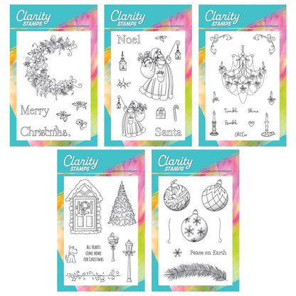 Linda's Christmas Compendium - Part 3 A6 Stamp Collection