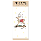 Barbara's SHAC Reindeer Wooden Toy A5 Slim Stamp Set