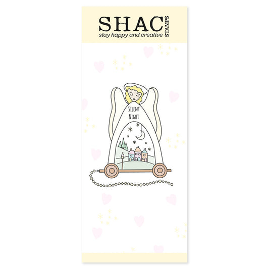 Barbara's SHAC Angel Wooden Toy A5 Slim Stamp Set