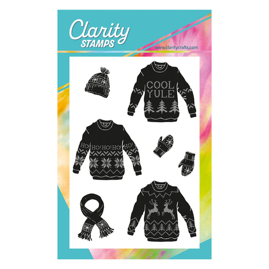 Mini Christmas Jumpers  - Solid A6 Stamp Set