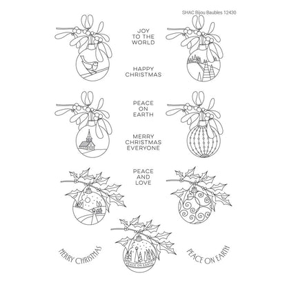 SHAC Bijou Baubles A5 Stamp Set