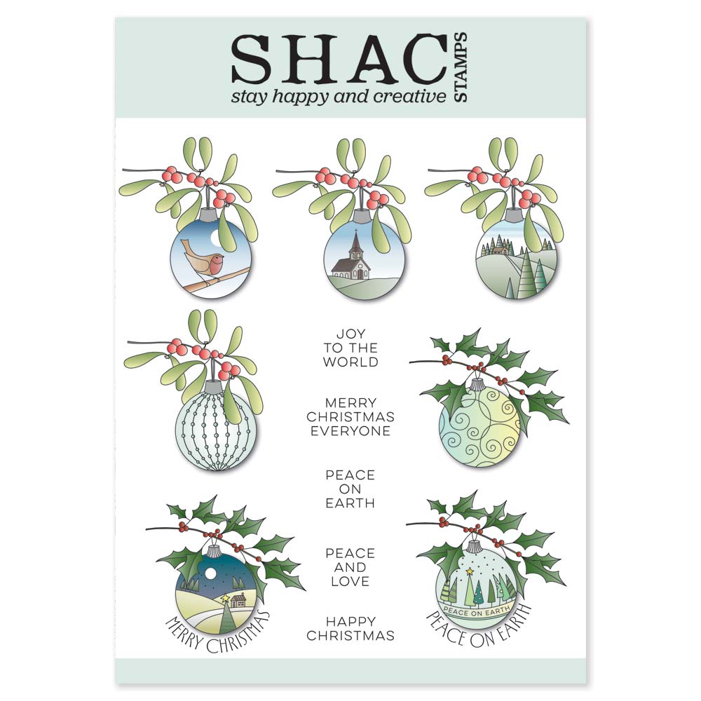 SHAC Bijou Baubles A5 Stamp Set