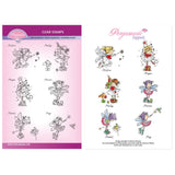 Sprite Mini Poppets A5 Stamp Set - Artwork by Martina Fedotova