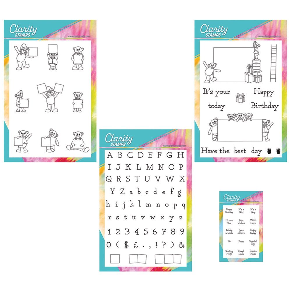 BIP the Bear Essentials A5 Stamp & Mask Collection with FREE A7 Stamp Set Worth £7.99