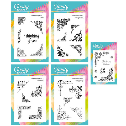 Clarity Clever Corners A6 & A7 Stamp Collection