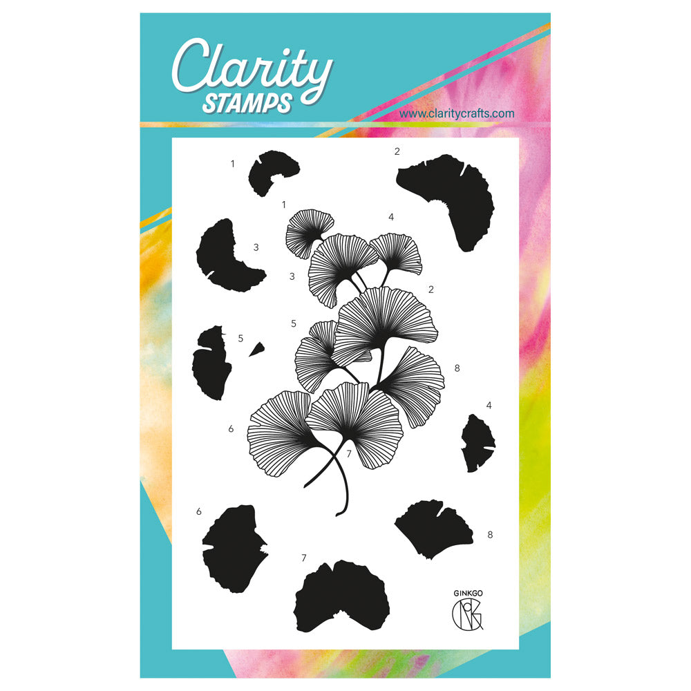 Barbara's Ginkgo Spray A6 Stamp Set