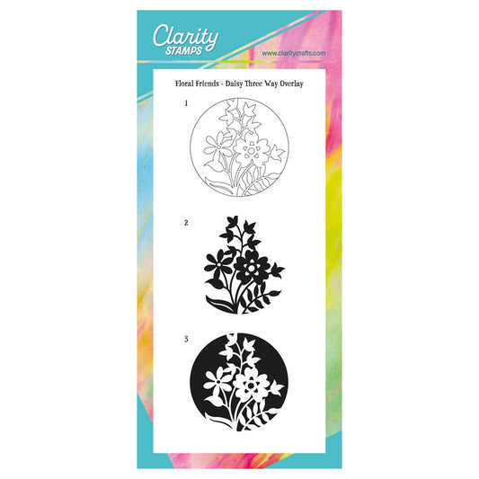 Daisy & Friends - Three Way Overlay A5 Slim Stamp Set