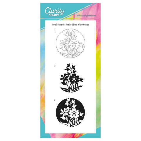 Daisy & Friends - Three Way Overlay A5 Slim Stamp Set
