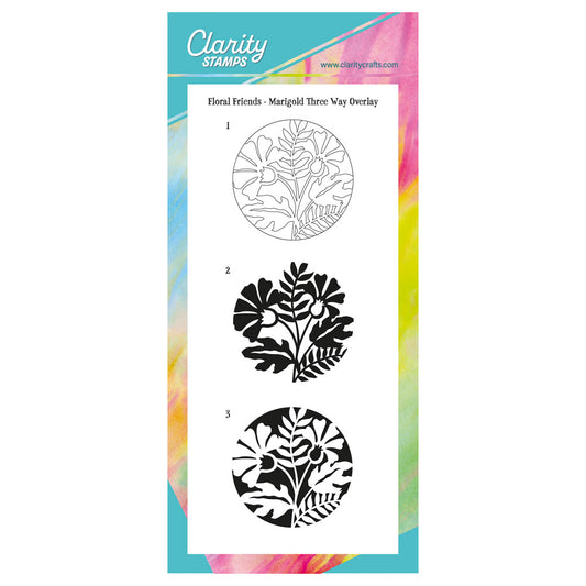 Marigold & Friends - Three Way Overlay A5 Slim Stamp Set