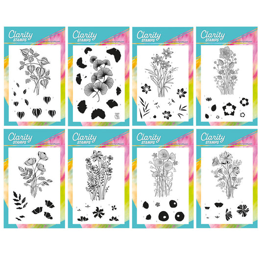Floral Sprays A6 Stamp Collection