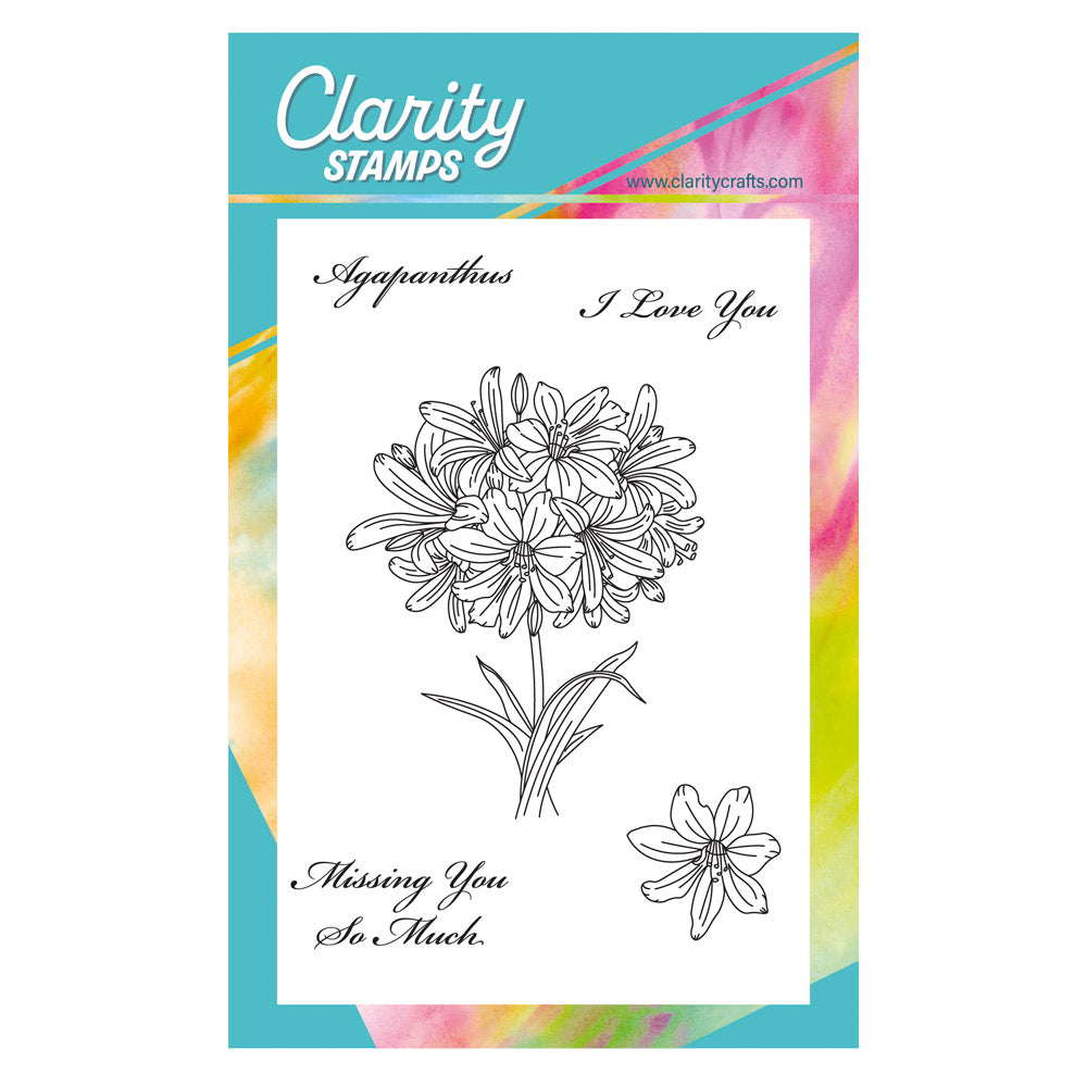 Linda's Agapanthus A6 Stamp & Mask Set