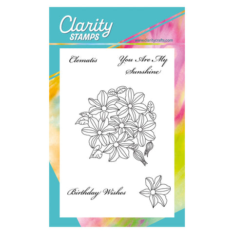 Linda's Clematis A6 Stamp & Mask Set