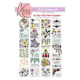 KISS by Clarity - Tina's Flowers Sampler A4 Stamp Set