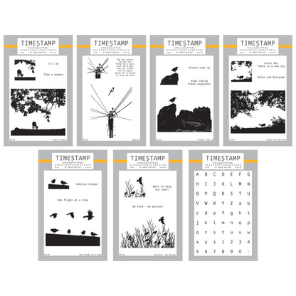 Timestamp Creations by Janice Phillips - Out & About Part 1 Complete A6 Stamp Collection