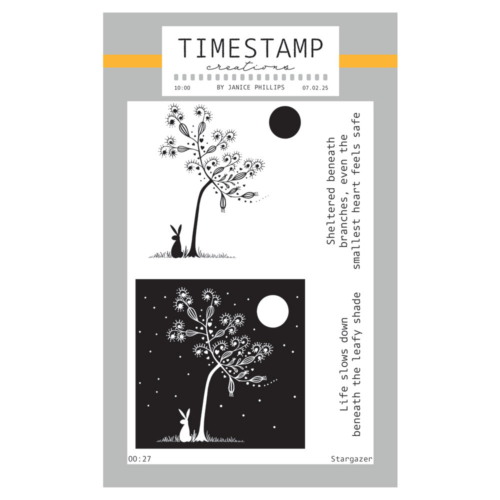 Timestamp Creations by Janice Phillips - Stargazer A6 Stamp Set