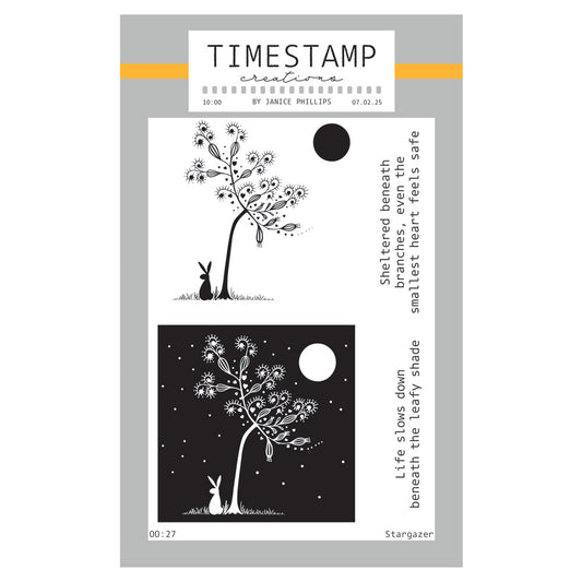 Timestamp Creations by Janice Phillips - Stargazer A6 Stamp Set