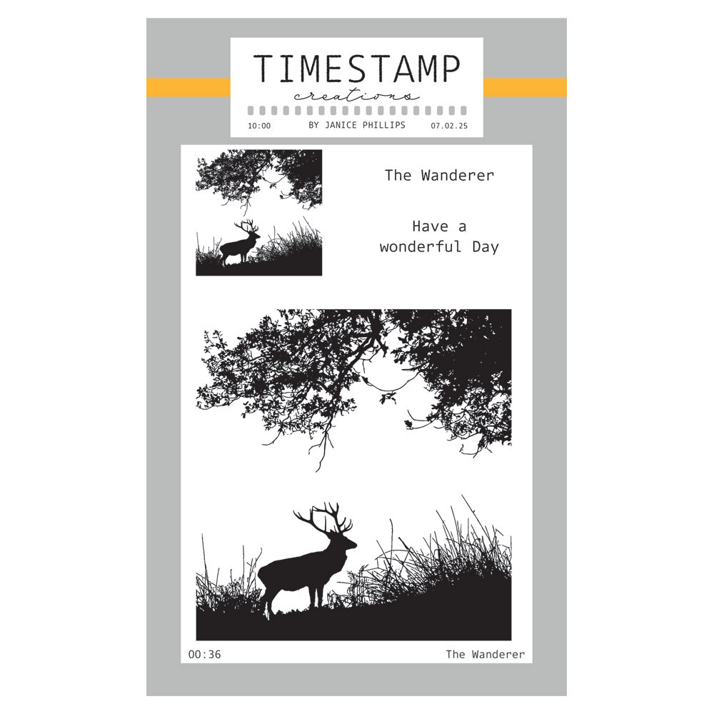 Timestamp Creations by Janice Phillips - The Wanderer A6 Stamp Set