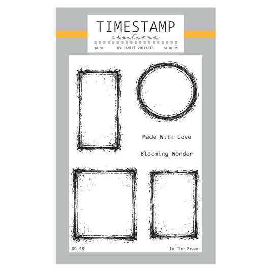 Timestamp Creations by Janice Phillips - In the Frame A6 Stamp Set