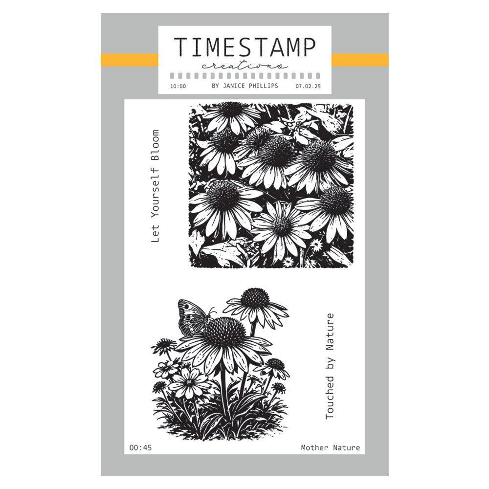 Timestamp Creations by Janice Phillips - Mother Nature A6 Stamp Set