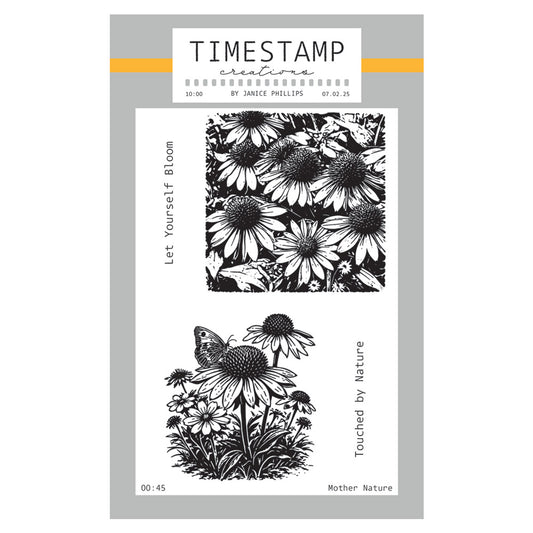 Timestamp Creations by Janice Phillips - Mother Nature A6 Stamp Set