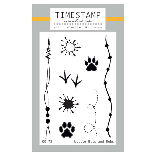 Timestamp Creations by Janice Phillips - Little Bits & Bobs A7 Stamp Set