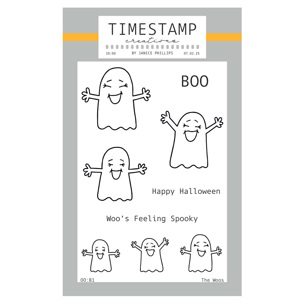 Timestamp Creations by Janice Phillips - The Woos A6 Stamp Set