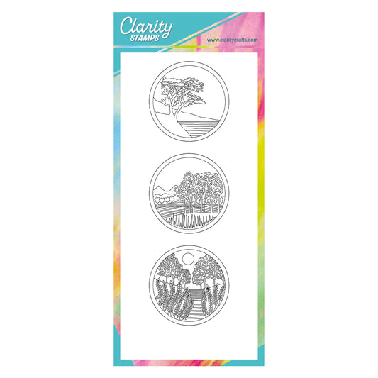 California Rounds A5 Slim Stamp & Mask Set