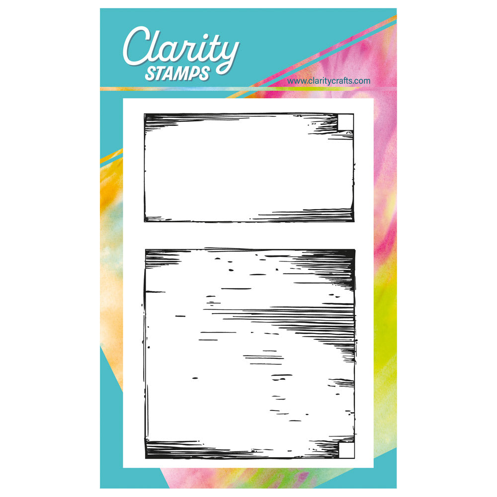 Small Linocut Backdrop - Landscape A6 Stamp Set