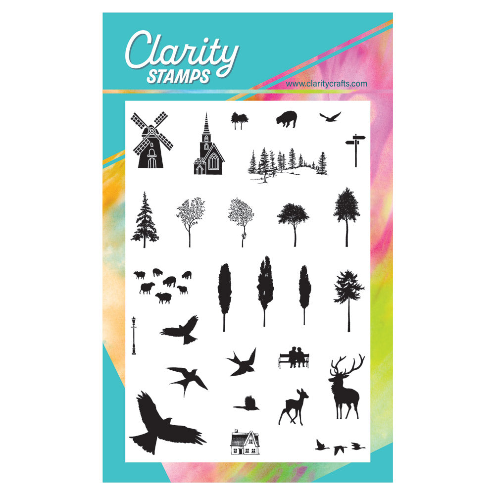 Barbara's Build a Landscape Favourites A6 Stamp Set